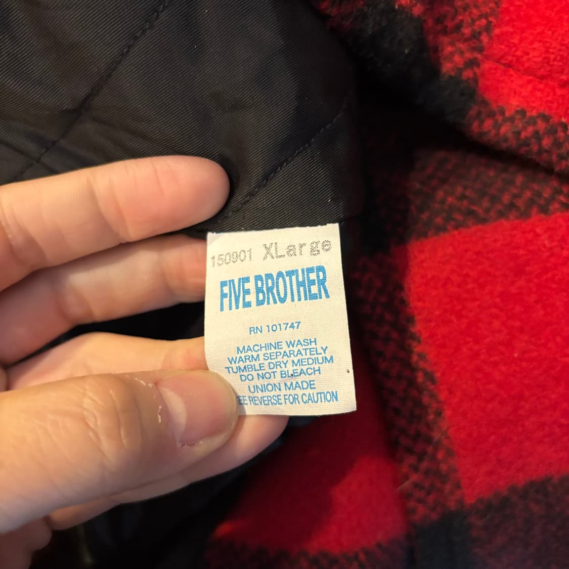 90년대 미국 파이브 브라더 울 워크 자켓 상품이미지6