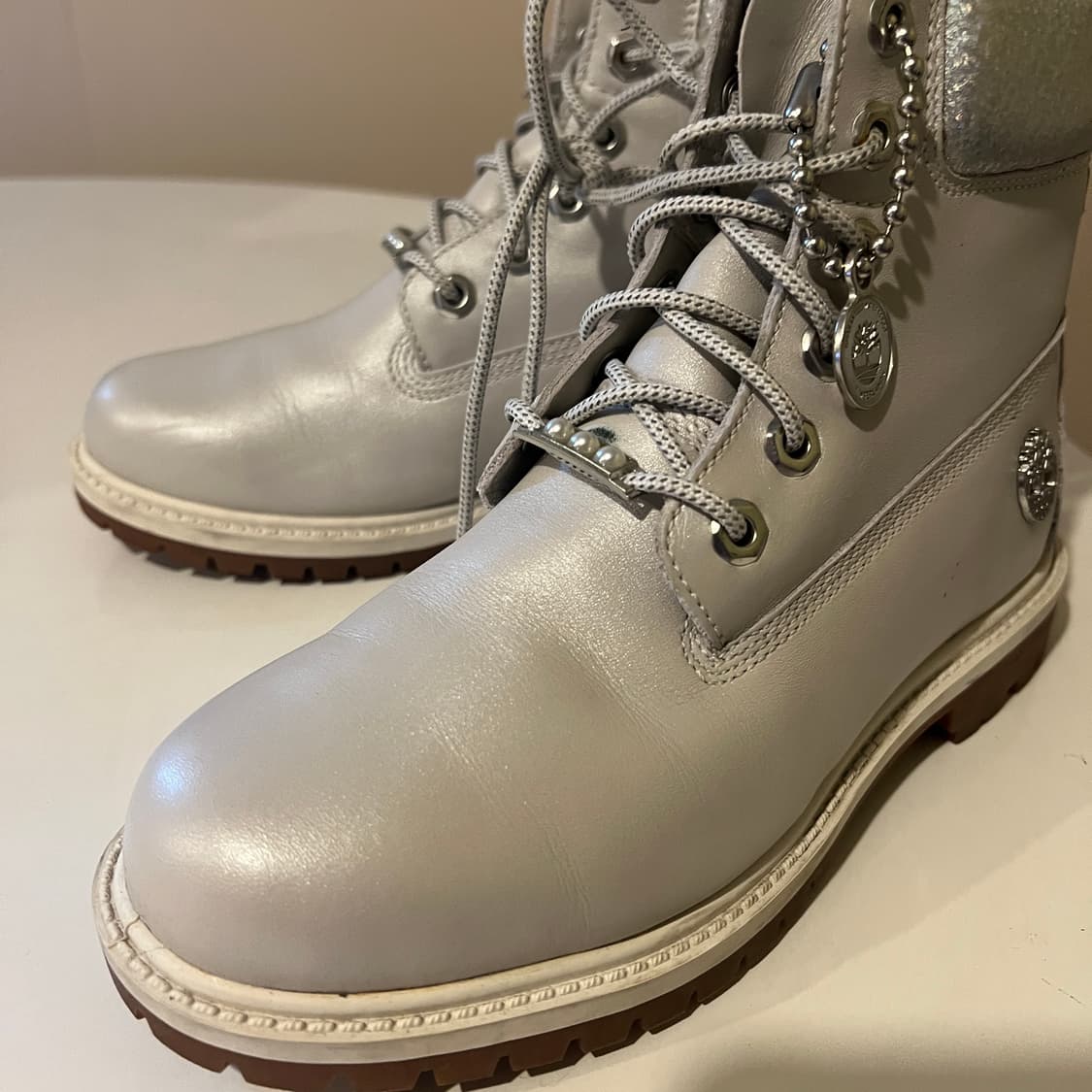 팀버랜드 헤리티지 6인치 라이트 그레이 실버 상품이미지5