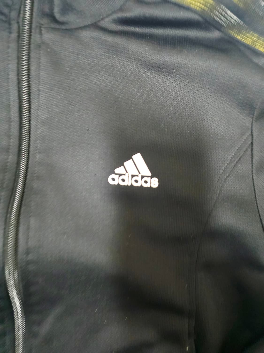 [아디다스] 올드스쿨 블랙 옐로우 삼선 클리마365 져지 트랙탑 95 상품이미지2