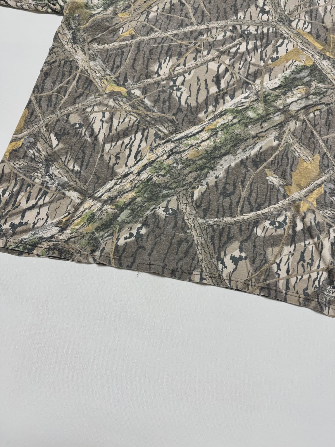 90s-00s 리얼트리 패턴 빈티지 반팔 티셔츠 XL 상품이미지5