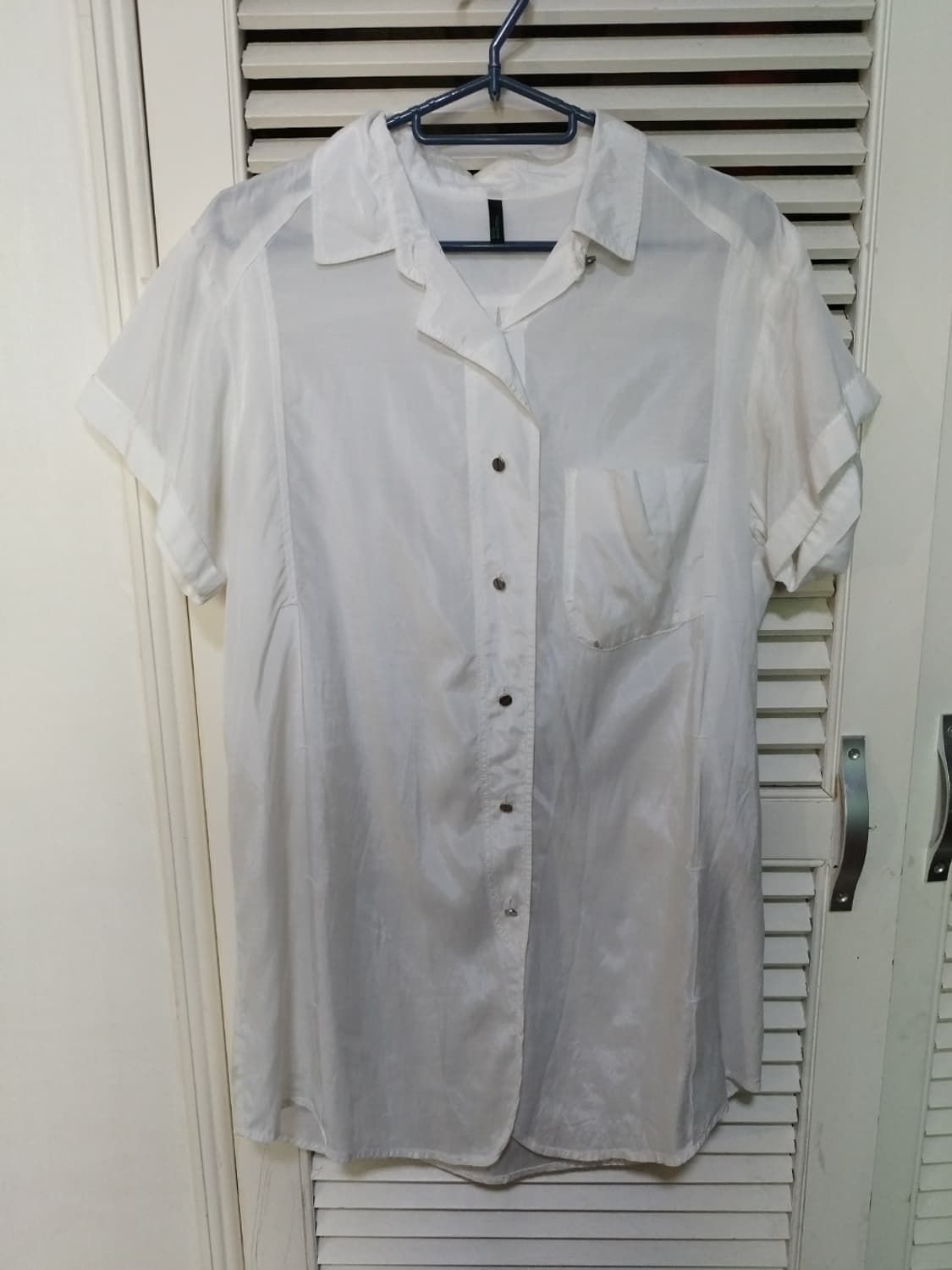 ONE사이즈 베네통 셔츠 원피스 상품이미지1