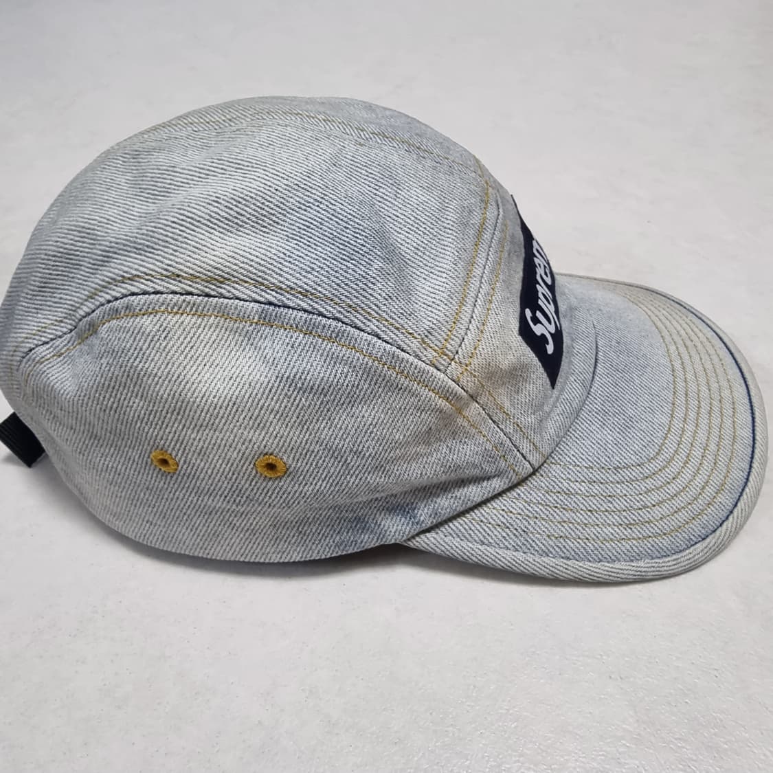 Supreme dirty indigo denim camp cap 상품이미지7