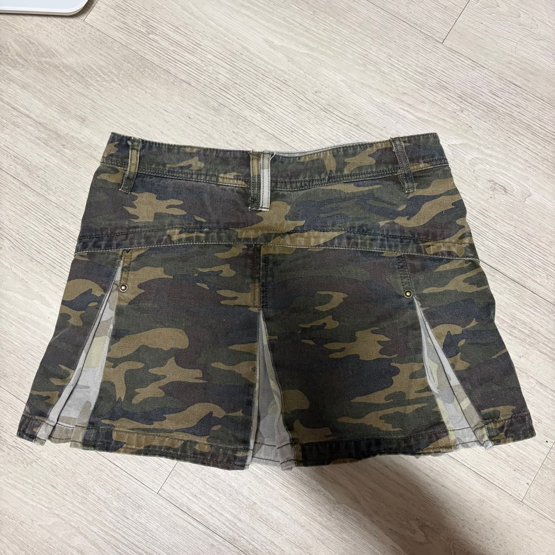 카모 밀리터리 스커트 치마 아케호무 와투케 펑크 갸루 빈티지 상품이미지2