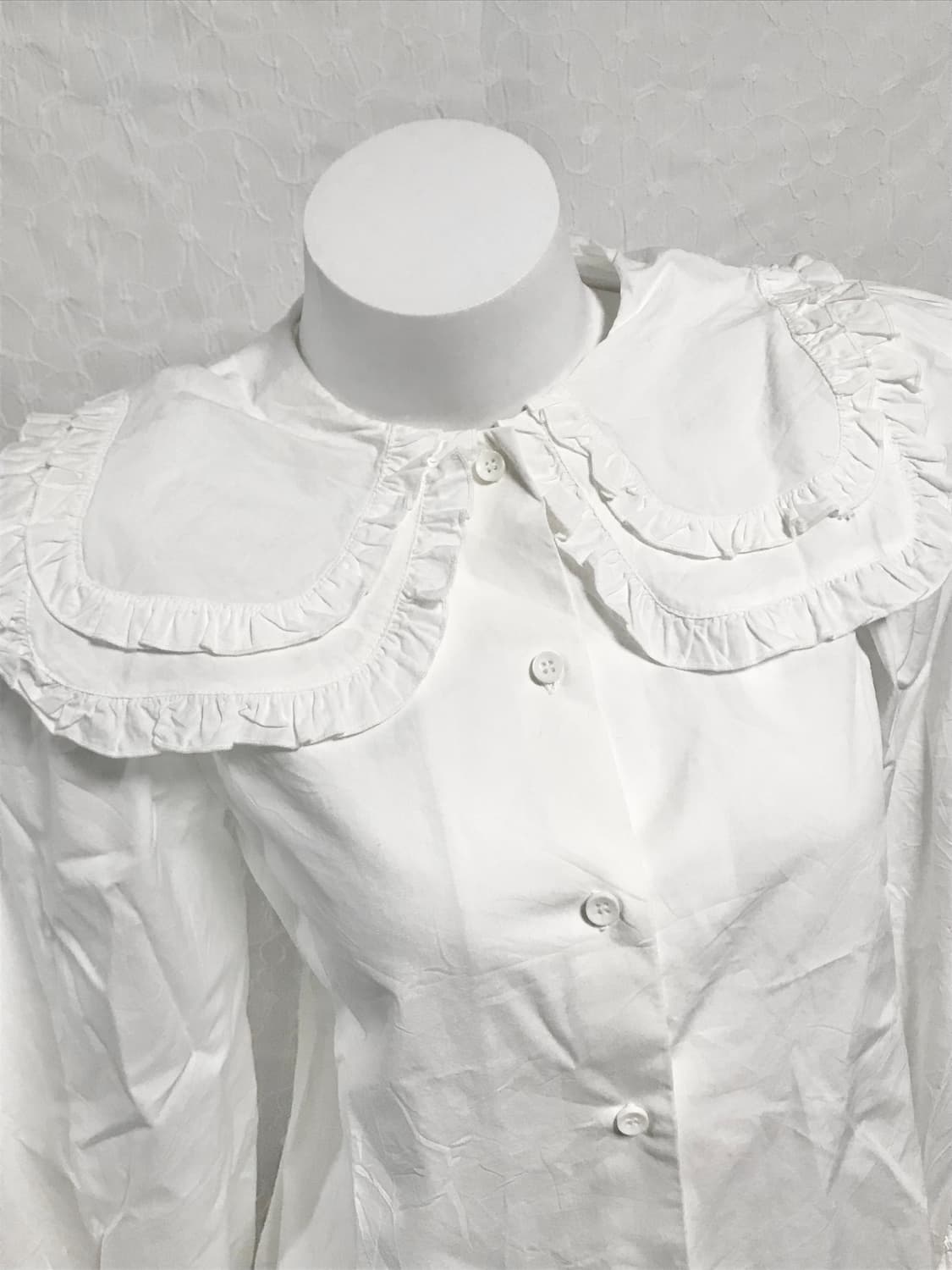 빈티지 로리타 메이드 프릴 카라 셔츠 상품이미지4