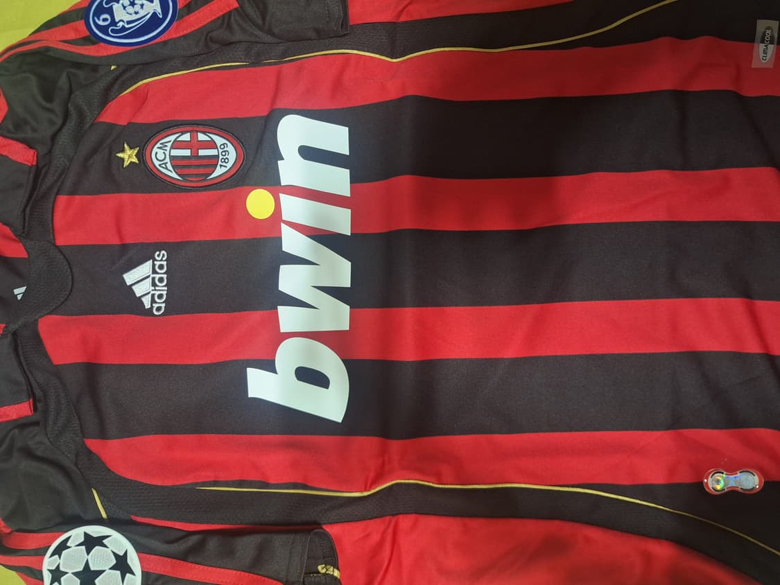 카카 ac밀란레트로 축구유니품 반팔oem 상품이미지2