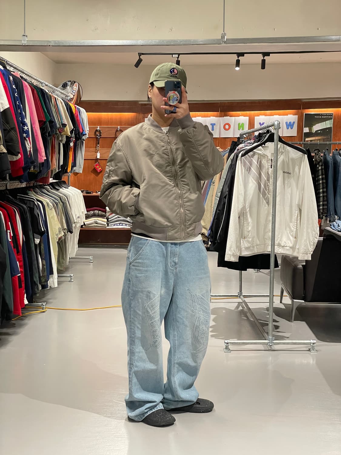 지오다노 ma-1 항공 점퍼 상품이미지2