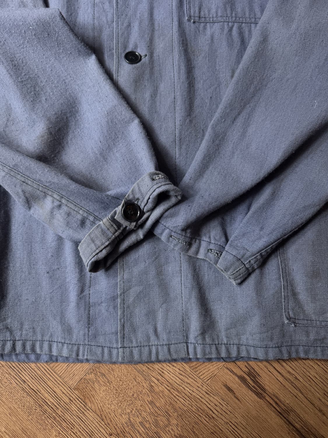 [L]90's 빈티지 트윌코튼 3포켓 프렌치 워크 자켓 상품이미지6