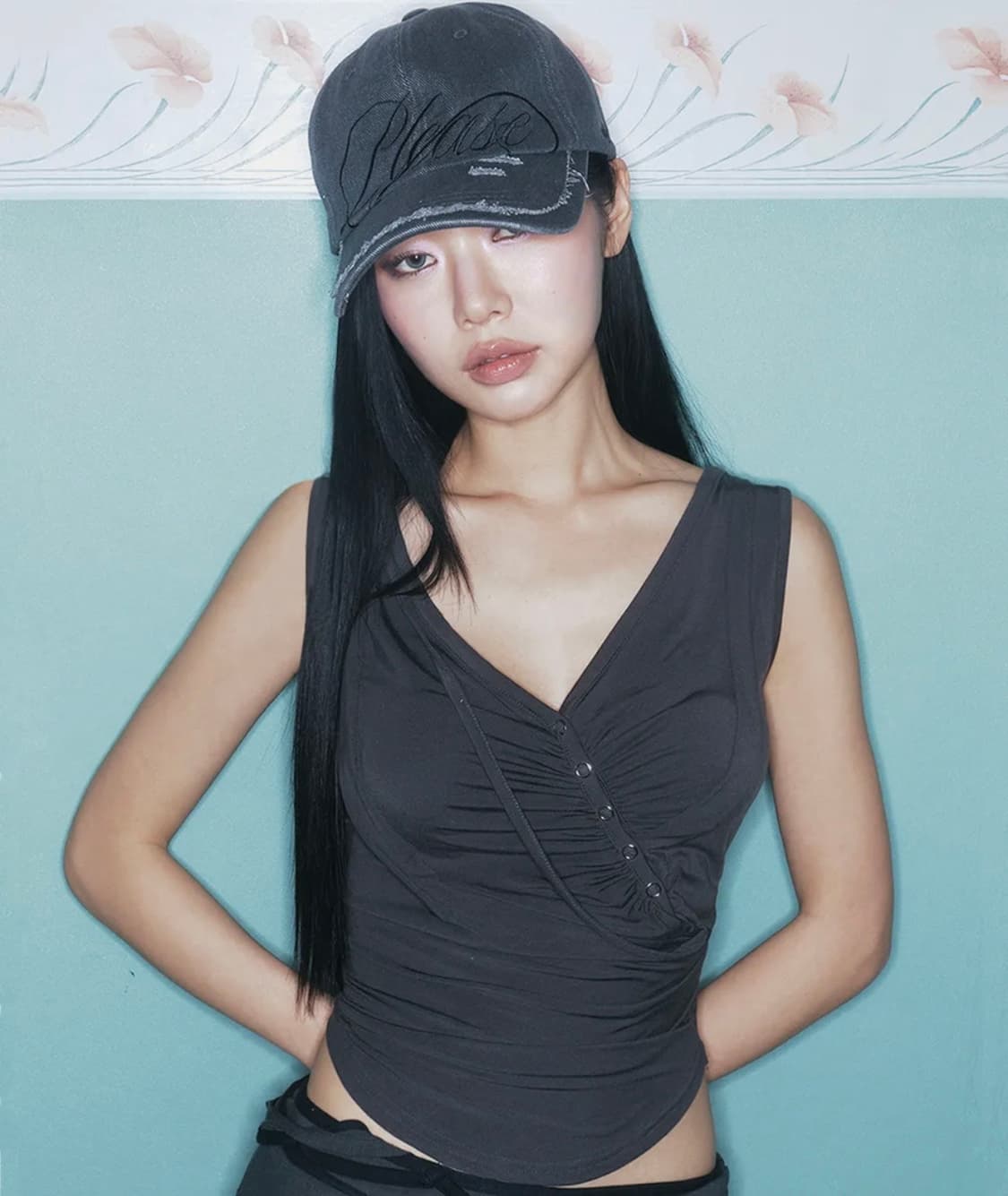 Deba Sleeveless Top (Charcoal) 상품이미지1