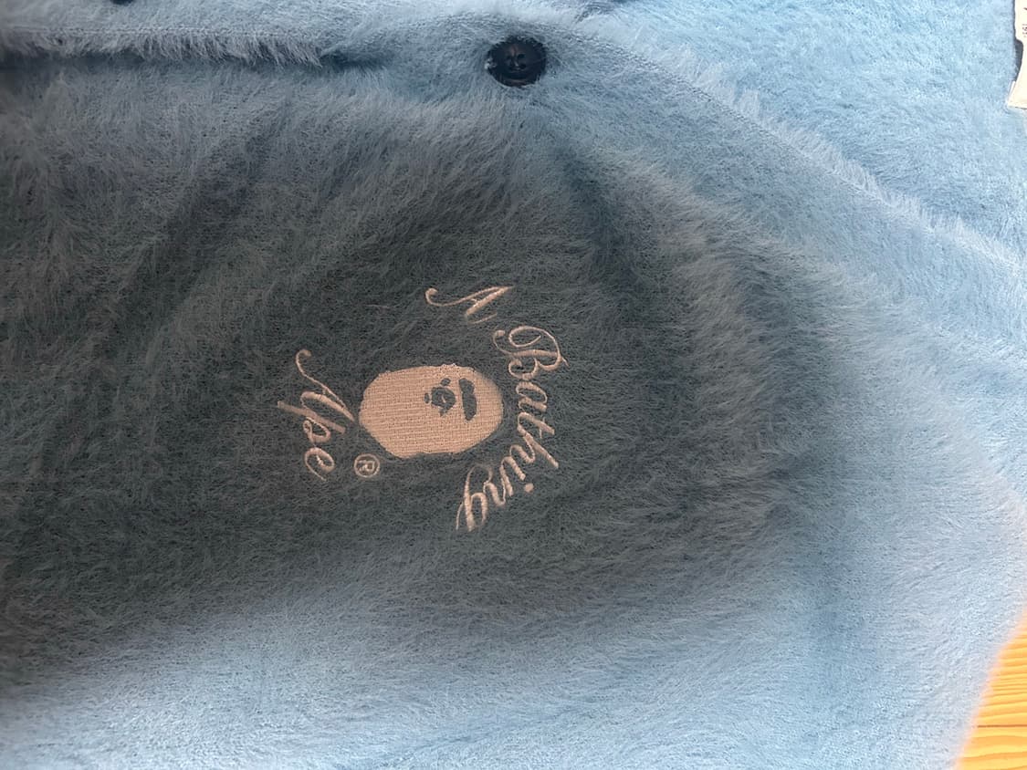 베이프 하늘색 가디건 M 상품이미지2