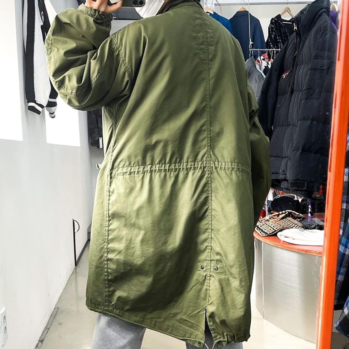 US Army M-1965 오리지널 피쉬테일 개파카 상품이미지3