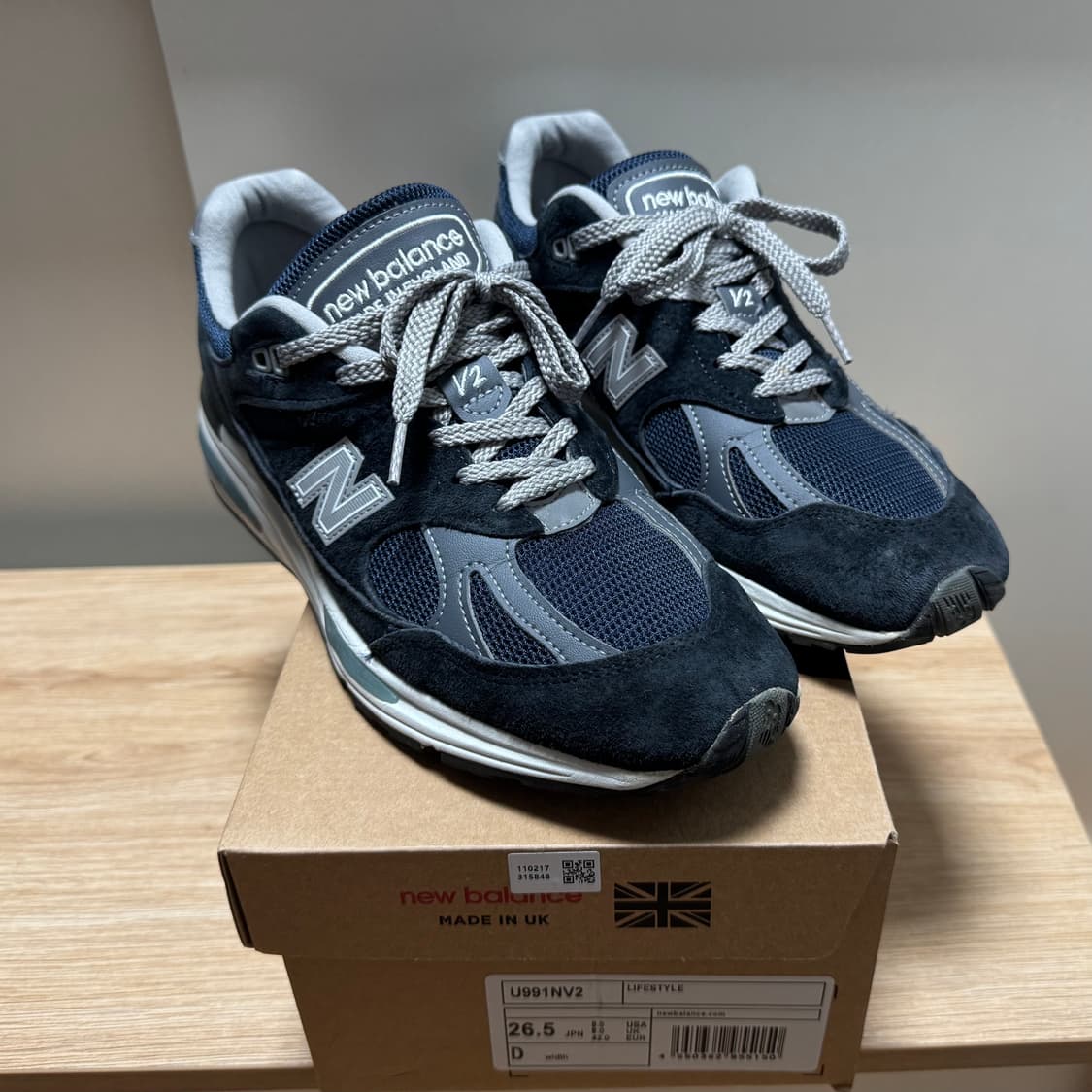 [265] 뉴발란스 991v2 네이비 상품이미지1
