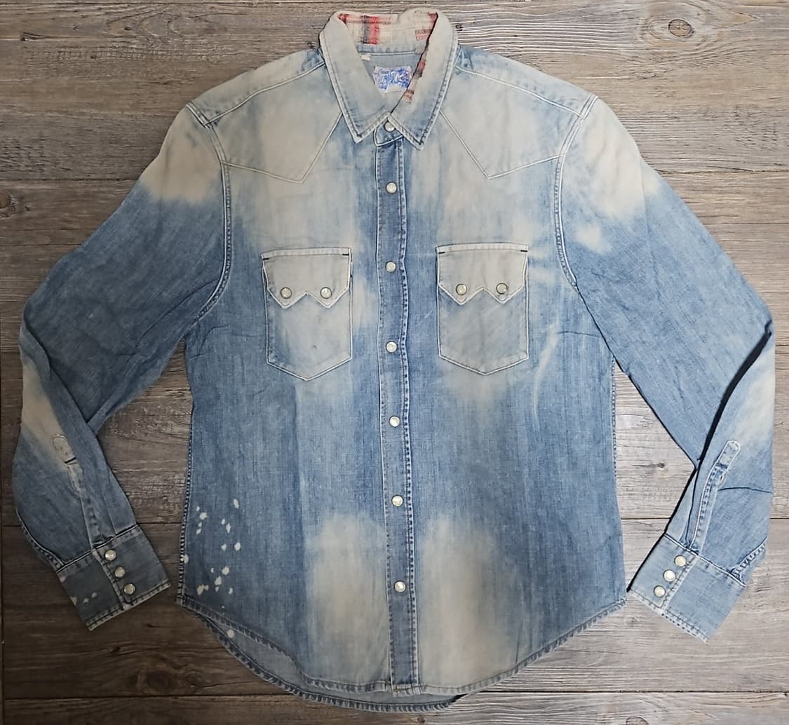 리바이스 LVC 1955 쏘우투스 데님 셔츠 S 상품이미지1