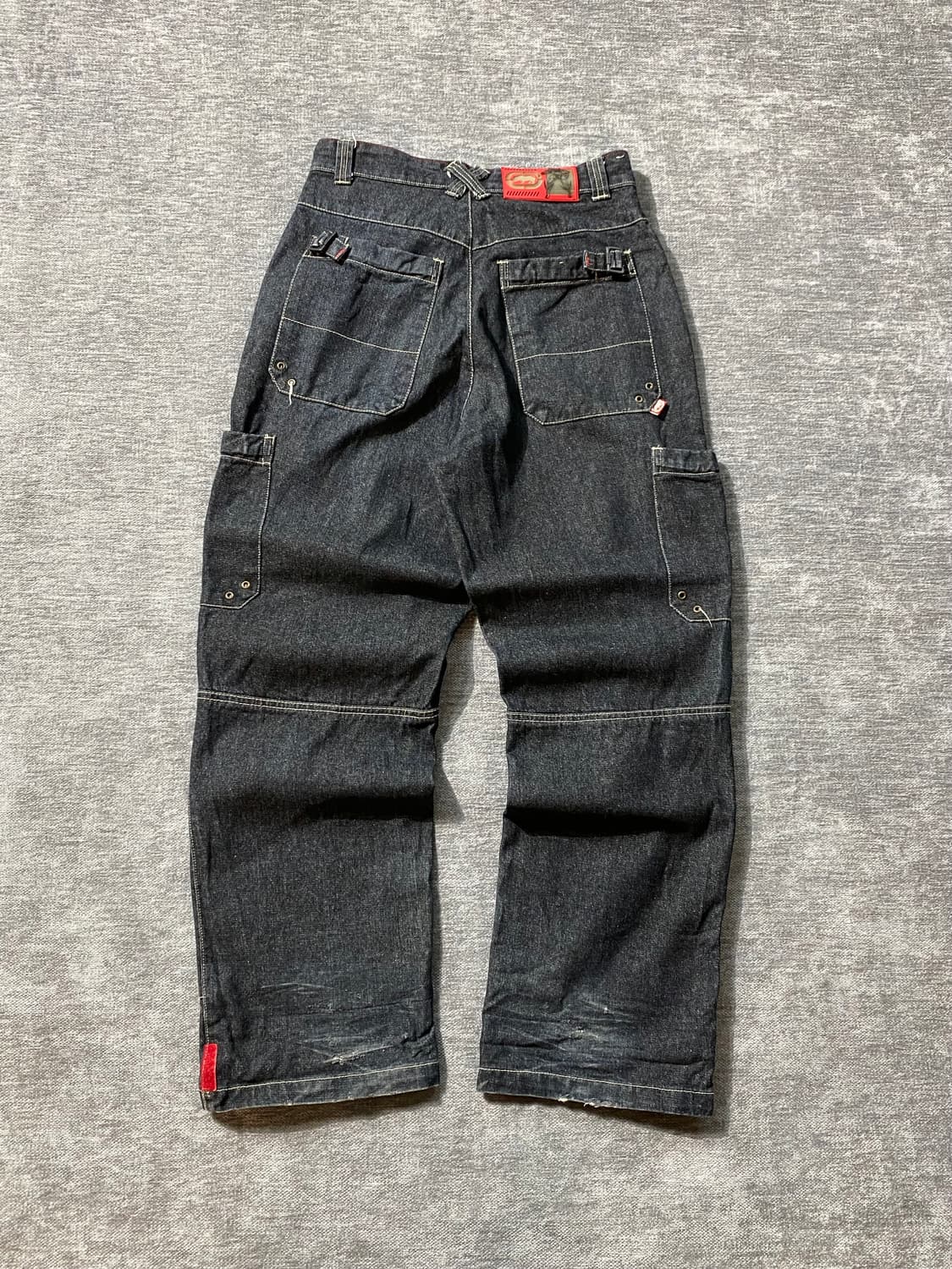 [30] ECKO UNLTD  에코언리밋 올드스쿨 데님 카고 와이드팬츠 상품이미지4