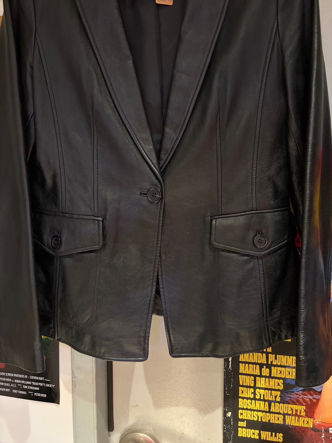 RAPISARDI 양가죽 레더 자켓 상품이미지2