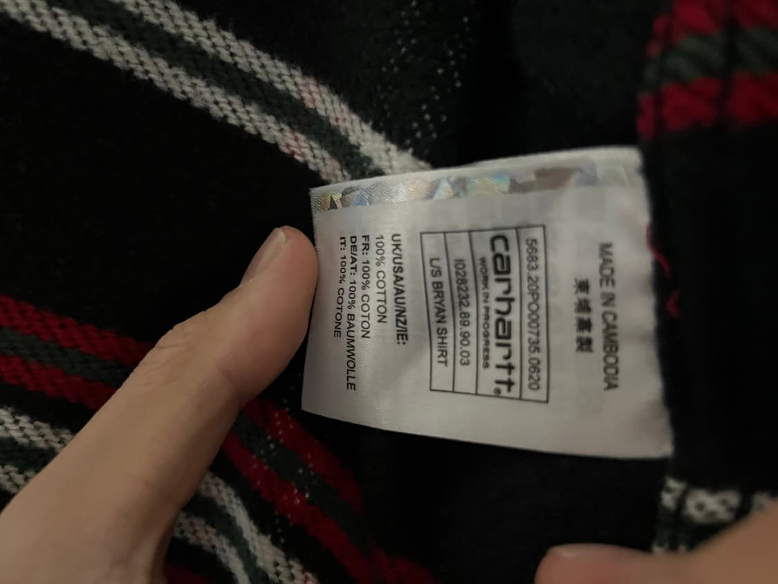 칼하트 WIP 셔츠 L 상품이미지6