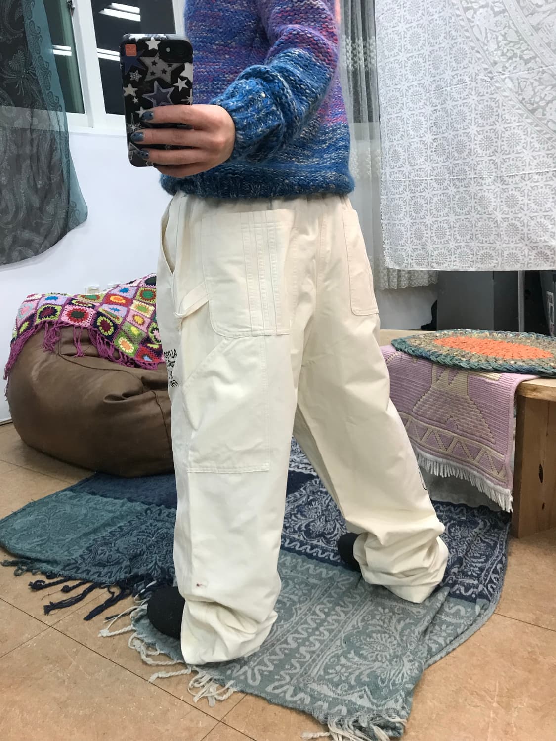 아디다스x마크곤잘레스 슈무포일 페인트 밴딩 코튼팬츠  상품이미지2