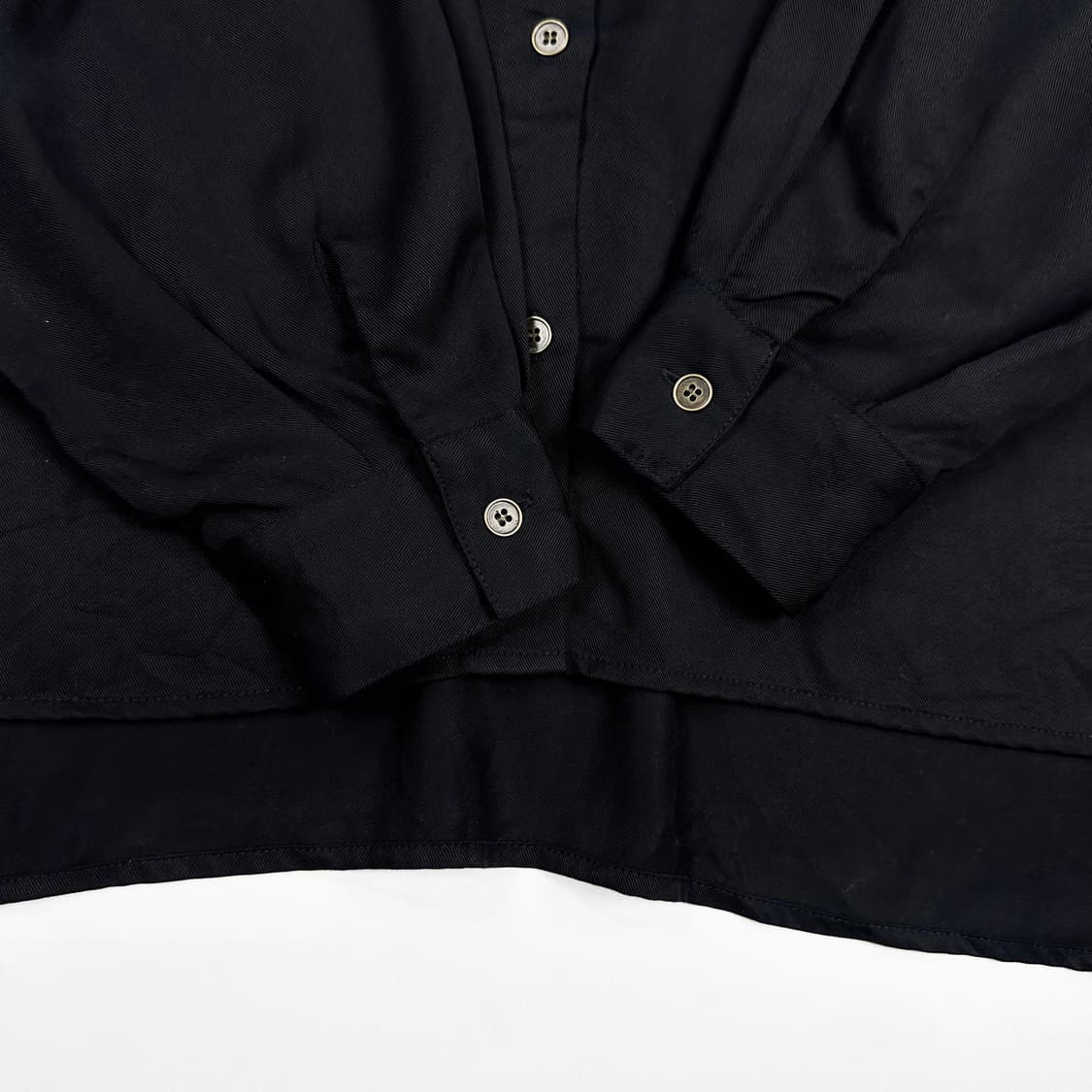 JPN 재팬빈티지 오버핏 셔츠 블랙 Free 상품이미지4