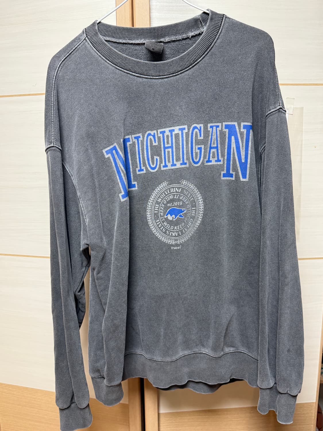 트래블 맨투맨 M 상품이미지1