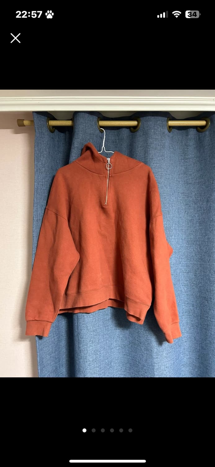 엔더슨벨 반집업 후드 상품이미지2