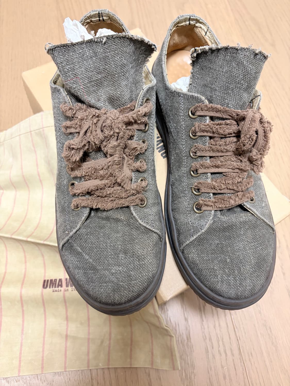 UMA WANG 캔버스 스니커즈 상품이미지2