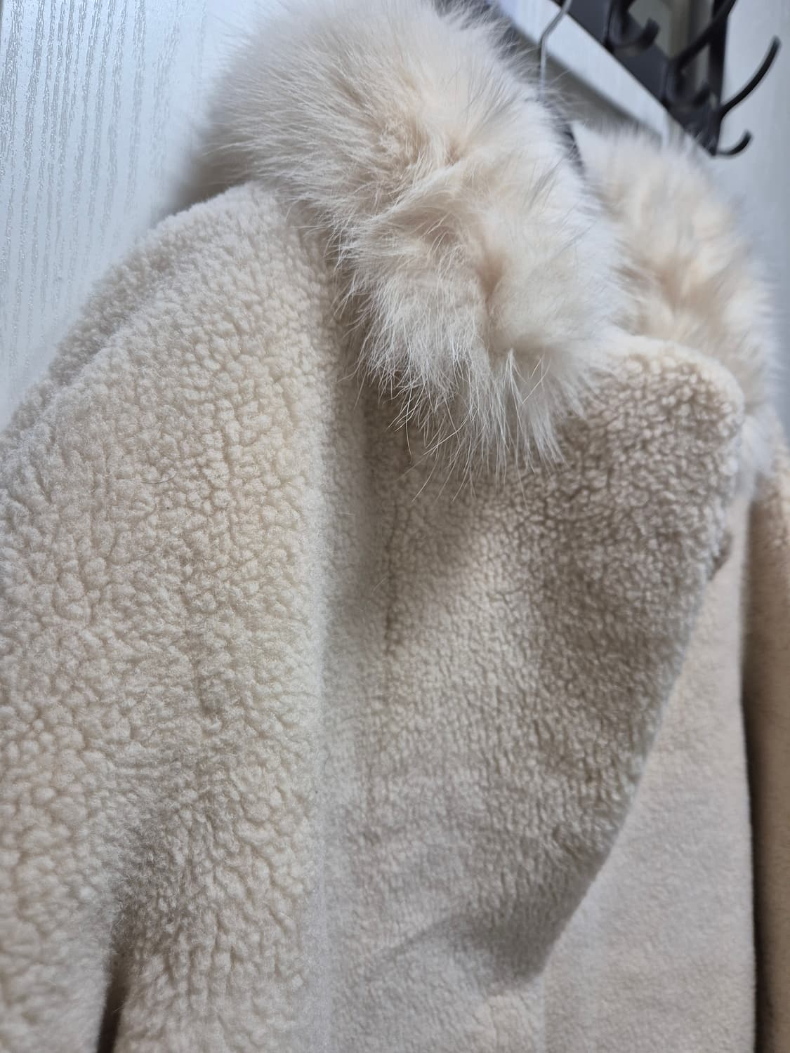 (새상품)Eredita 에레디타 퍼 카라 코트 상품이미지6