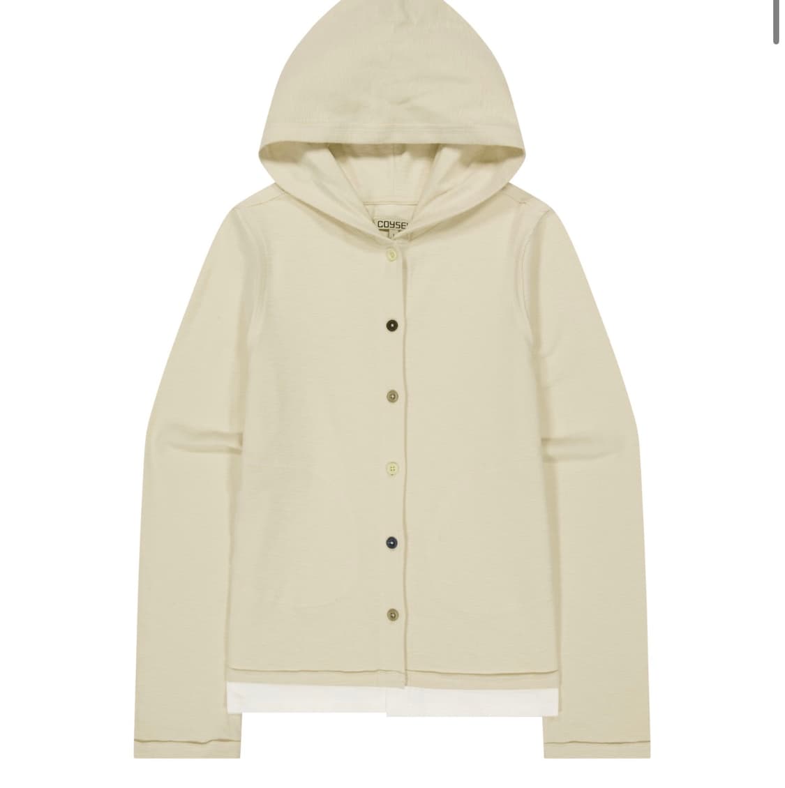 (구함) TWOFOLD BUTTON-UP HOODIE_ 아이보리 상품이미지1