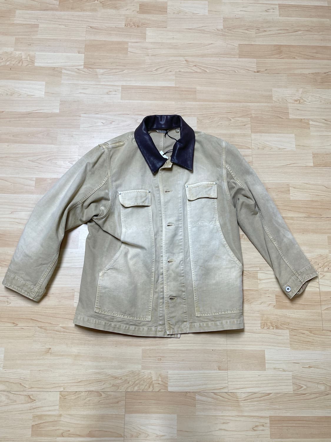 <3> 오라리 오가닉 코튼 덕 블루종 자켓  상품이미지1