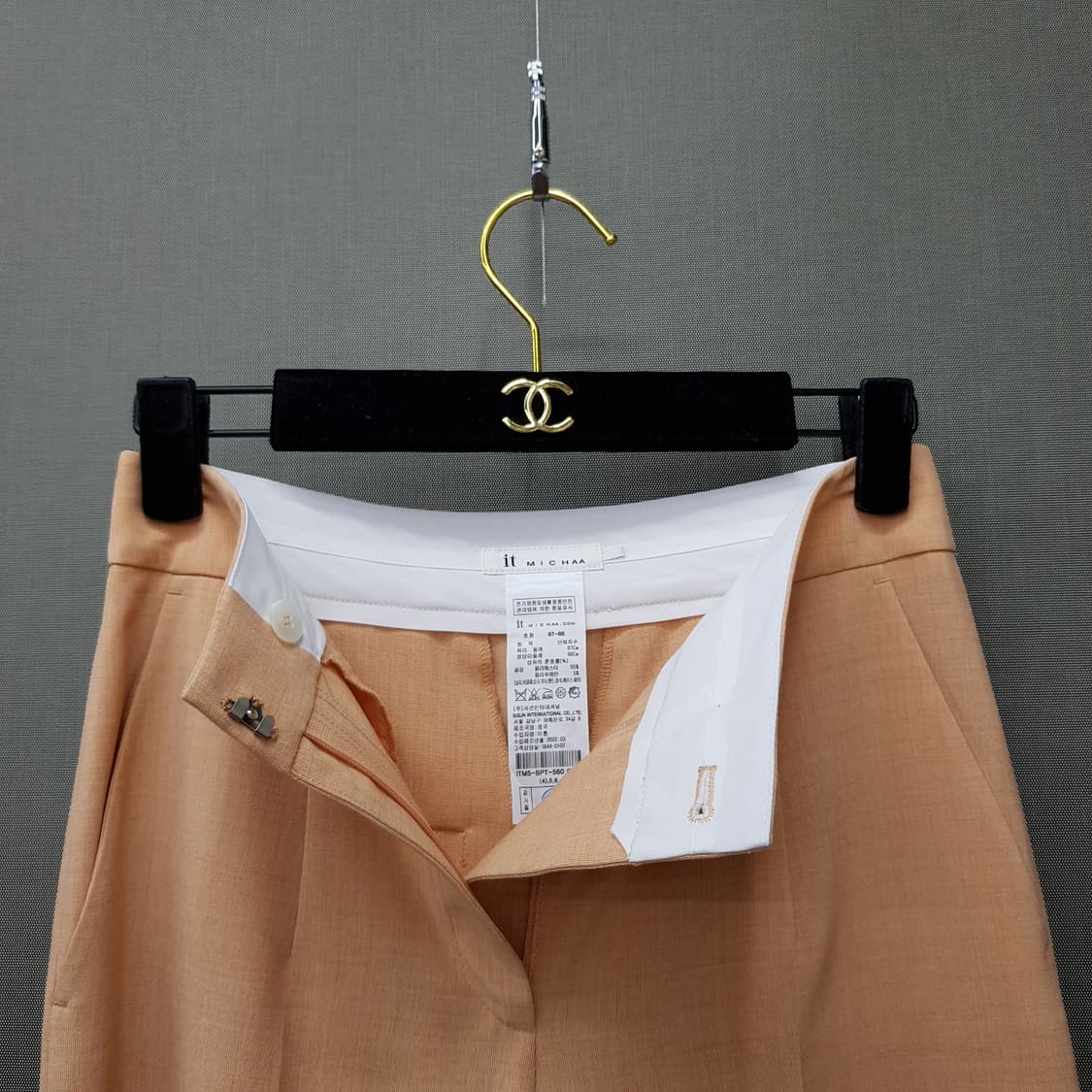 잇미샤 2022 크롭 자켓(S) 하이웨스트 와이드팬츠(XS) 수트 셋업 상품이미지7