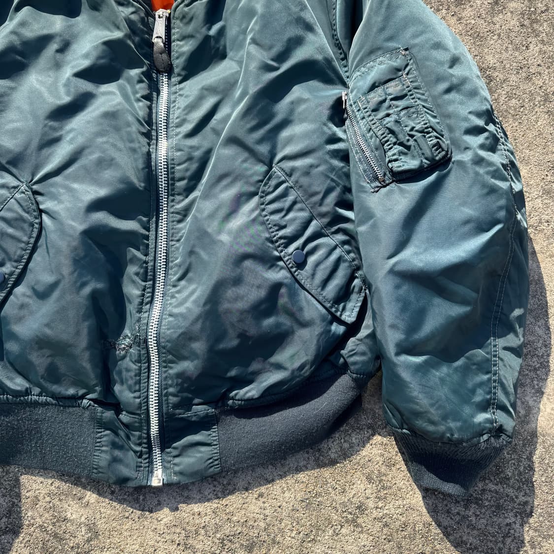 [L] 90s 알파인더스트리 Ma-1 항공점퍼 상품이미지5