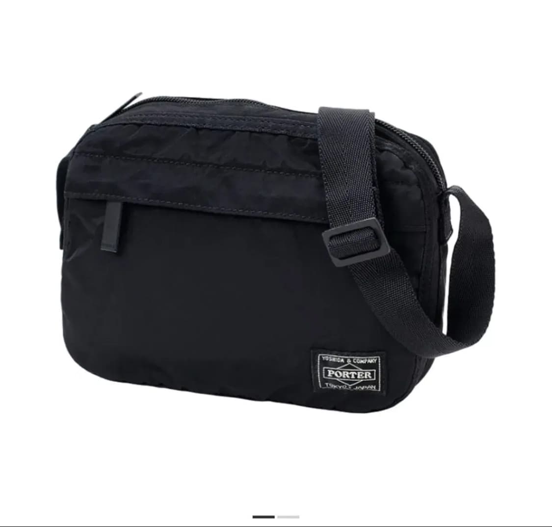 요시다포터 프레임 블랙 숄더백(사용감 없음) 상품이미지2