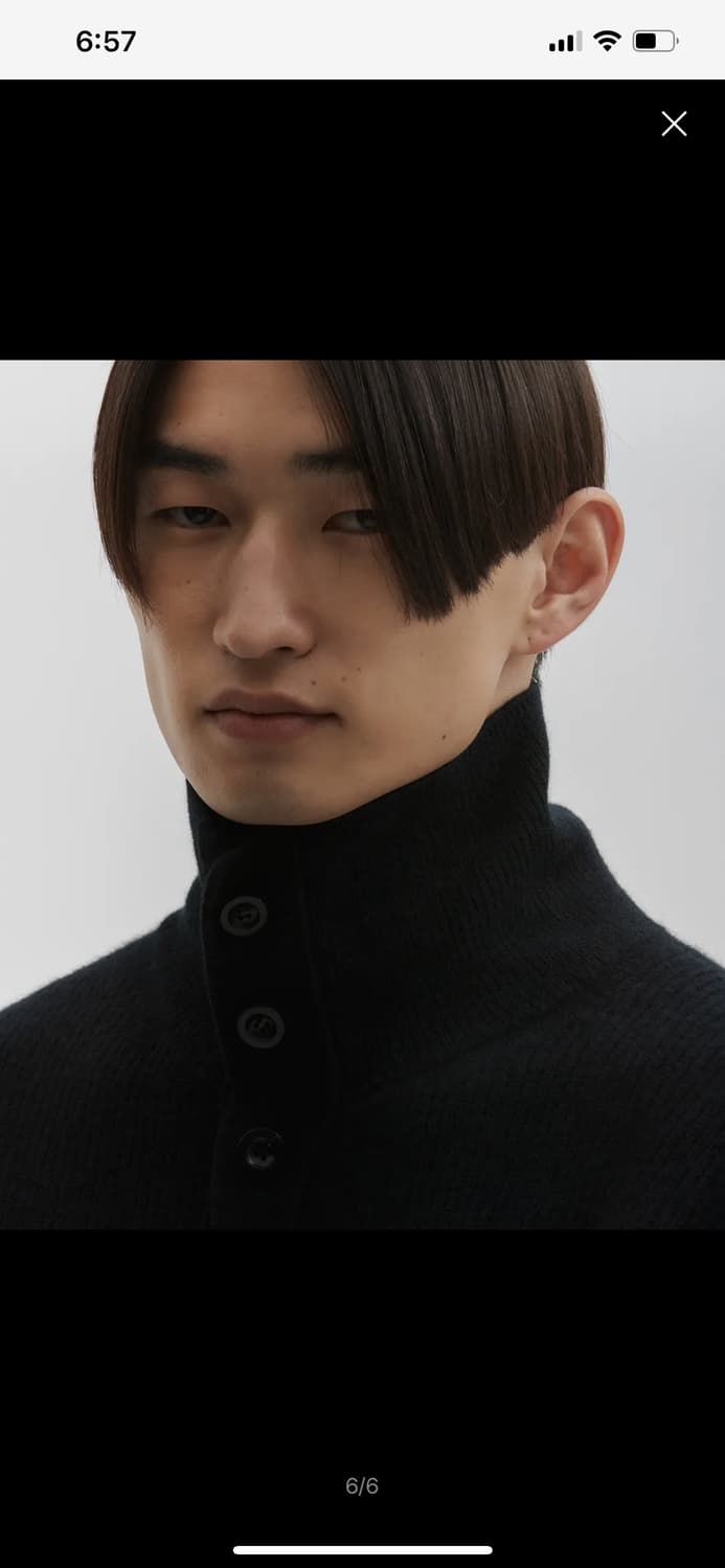 블랭크룸(Blankroom)블랙 캐시미어 니트 가디건 상품이미지2