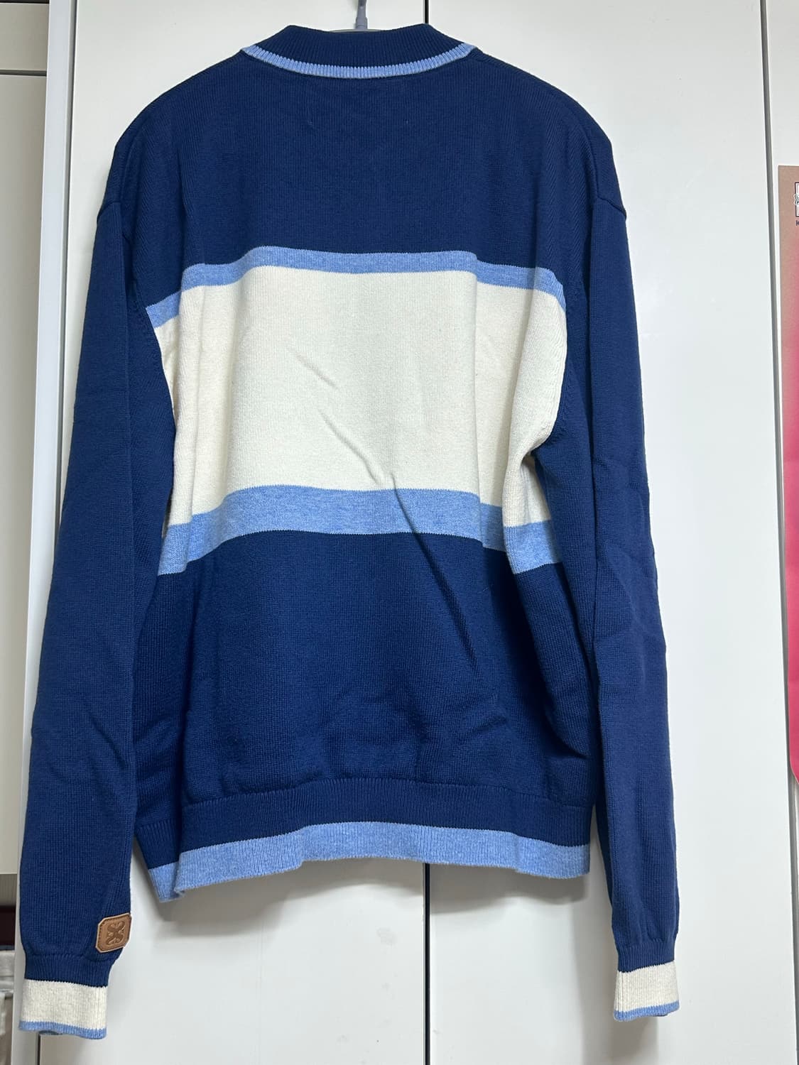 세터 레트로 사이클 니트집업 상품이미지6