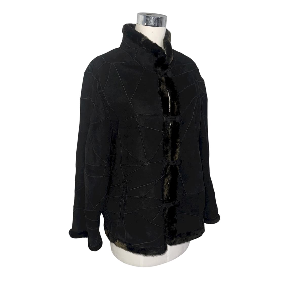 Black Leaves Oriental Mustang Jacket 상품이미지4