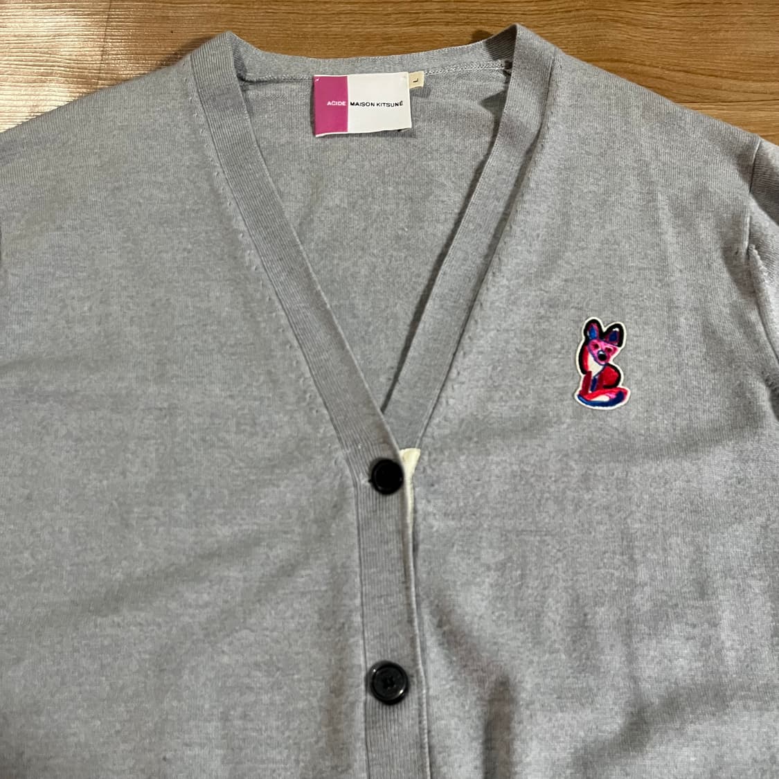 [105] 메종키츠네 아씨드 폭스 가디건 상품이미지4