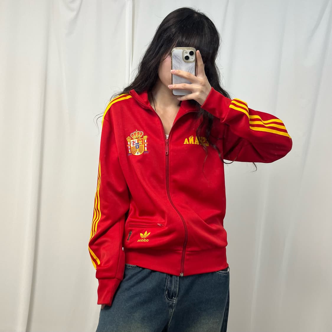 Adidas red Spain jersey 상품이미지2