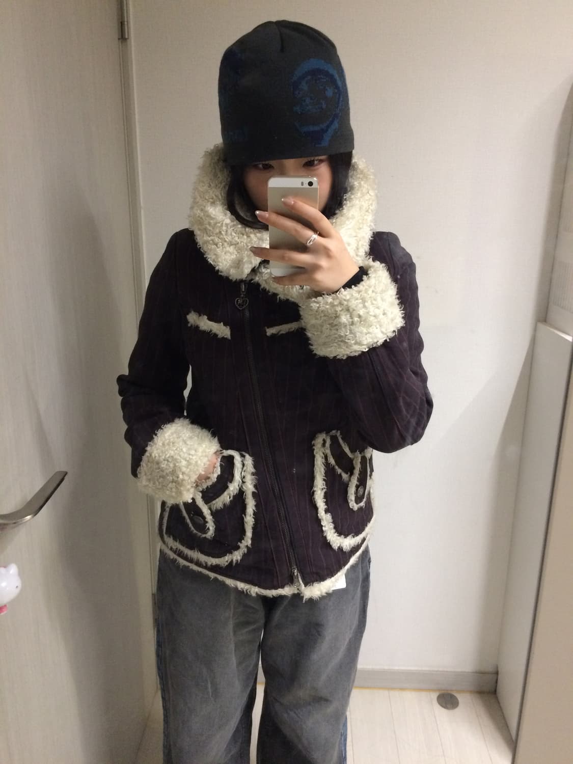 일본 빈티지 무스탕 퍼 자켓 상품이미지4