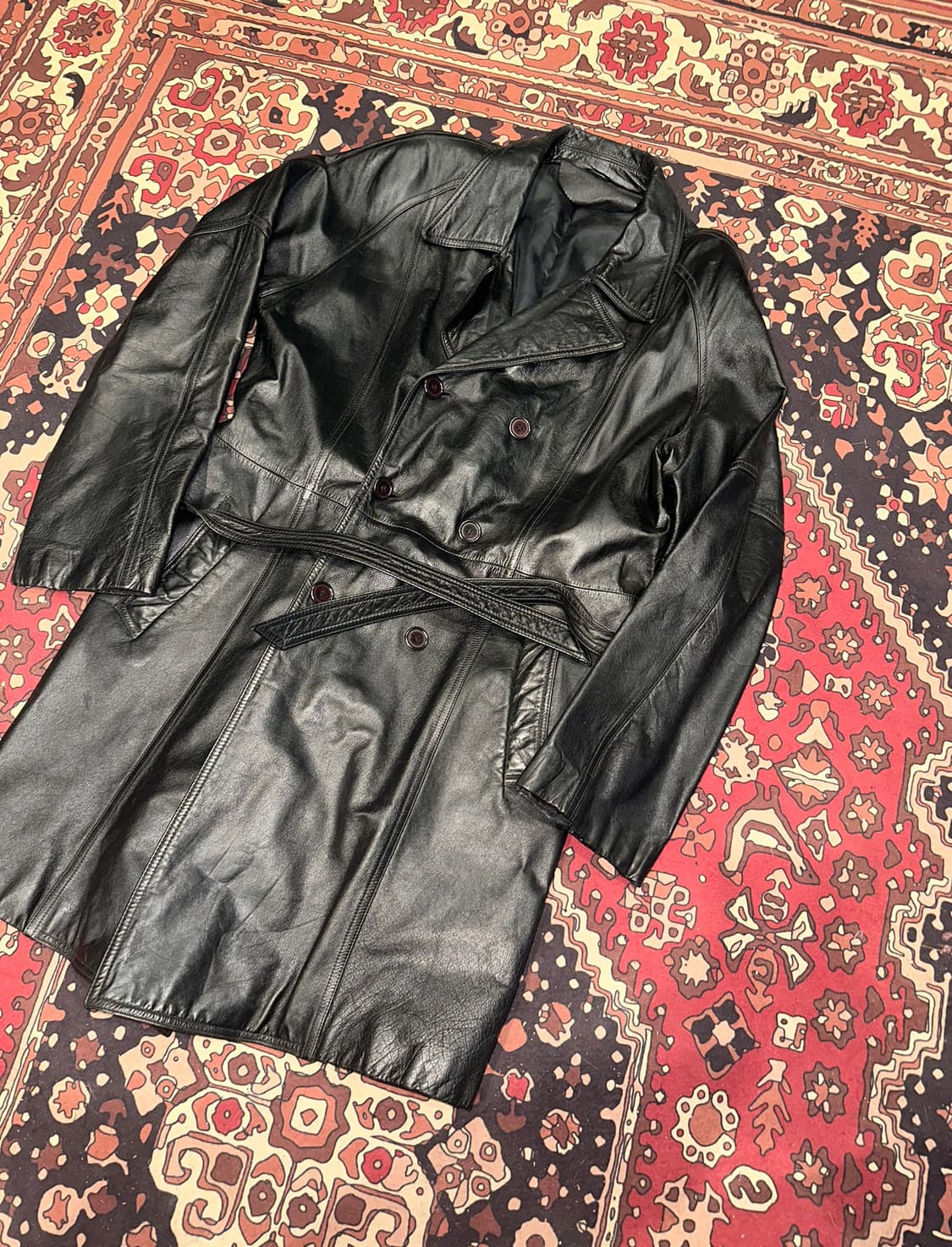 ( L ) 가죽코트 가죽카코트 가죽자켓 레더자켓 소가죽자켓  상품이미지6