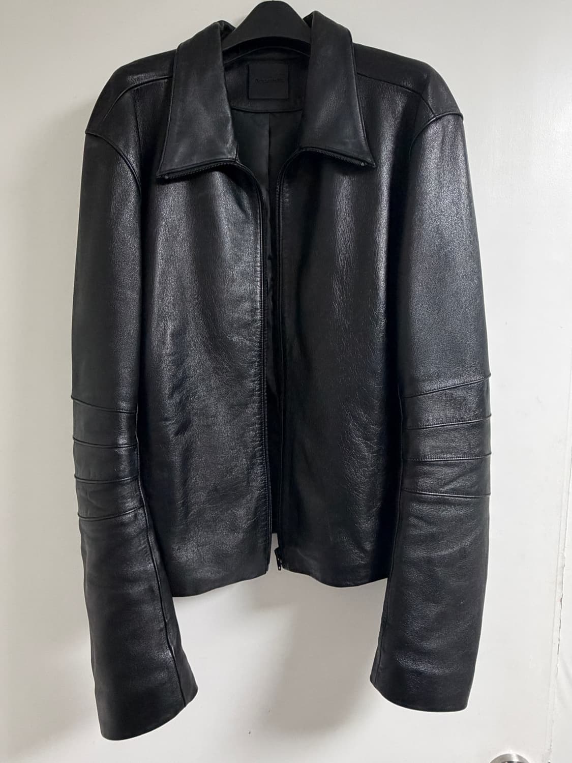 머듈 어펜딕스 014 레더자켓 3사이즈 블랙 상품이미지1