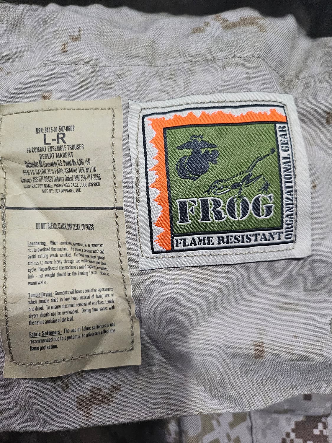 미군오리지날 USMC 우드마펫 팬츠 신품  상품이미지6