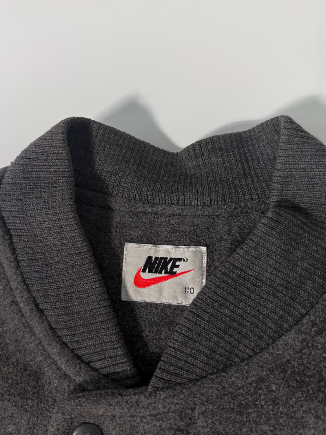 나이키 90‘s 오버핏 조던 레더 울 모직 바시티 자켓 상품이미지9