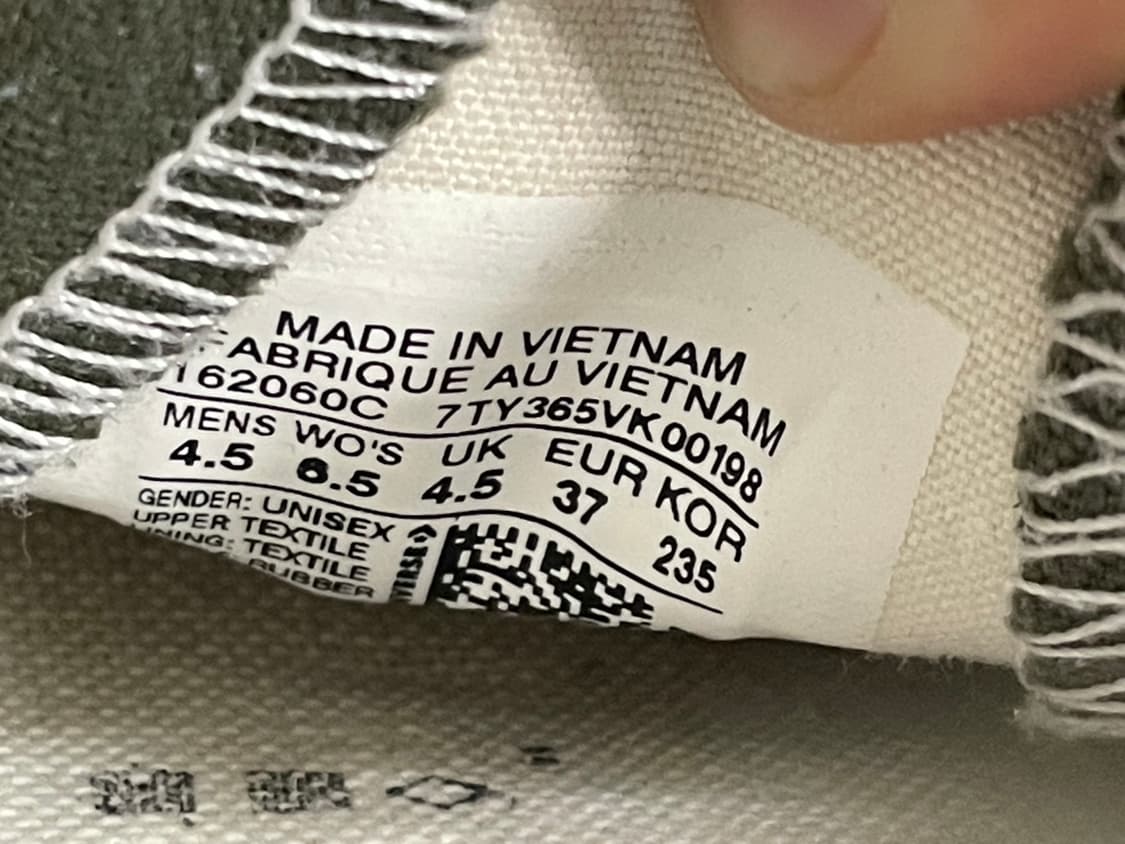 컨버스 척70 로우 빈티지 카키 235 상품이미지9