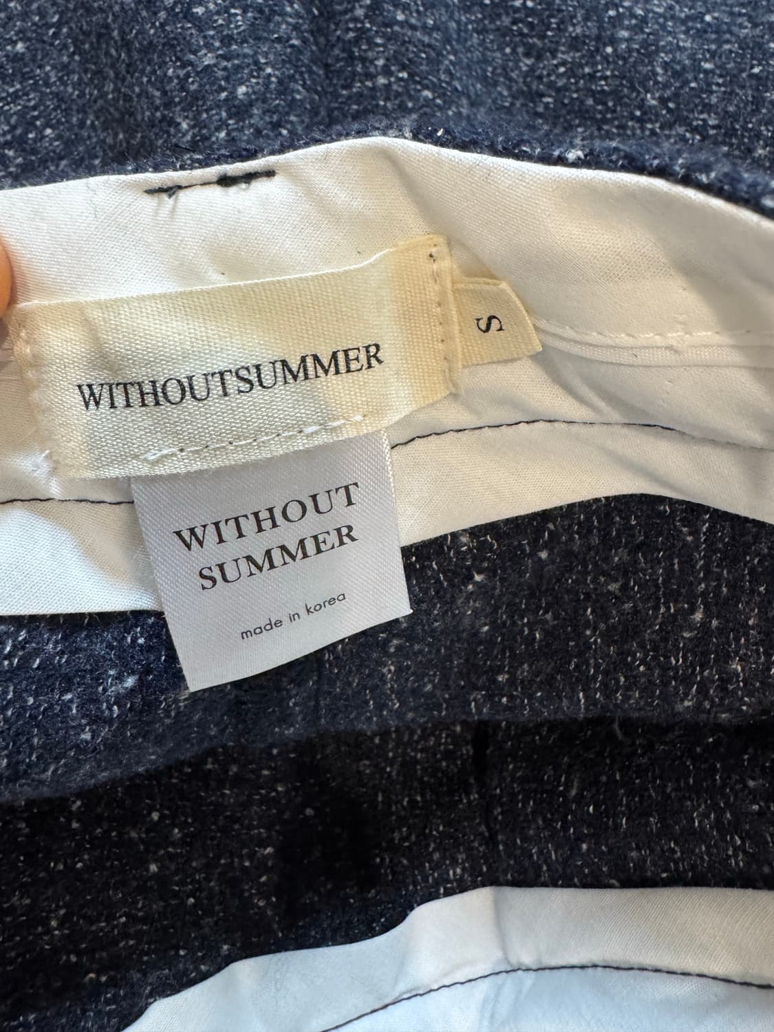 위드아웃썸머 버니 울 버뮤다팬츠 상품이미지4