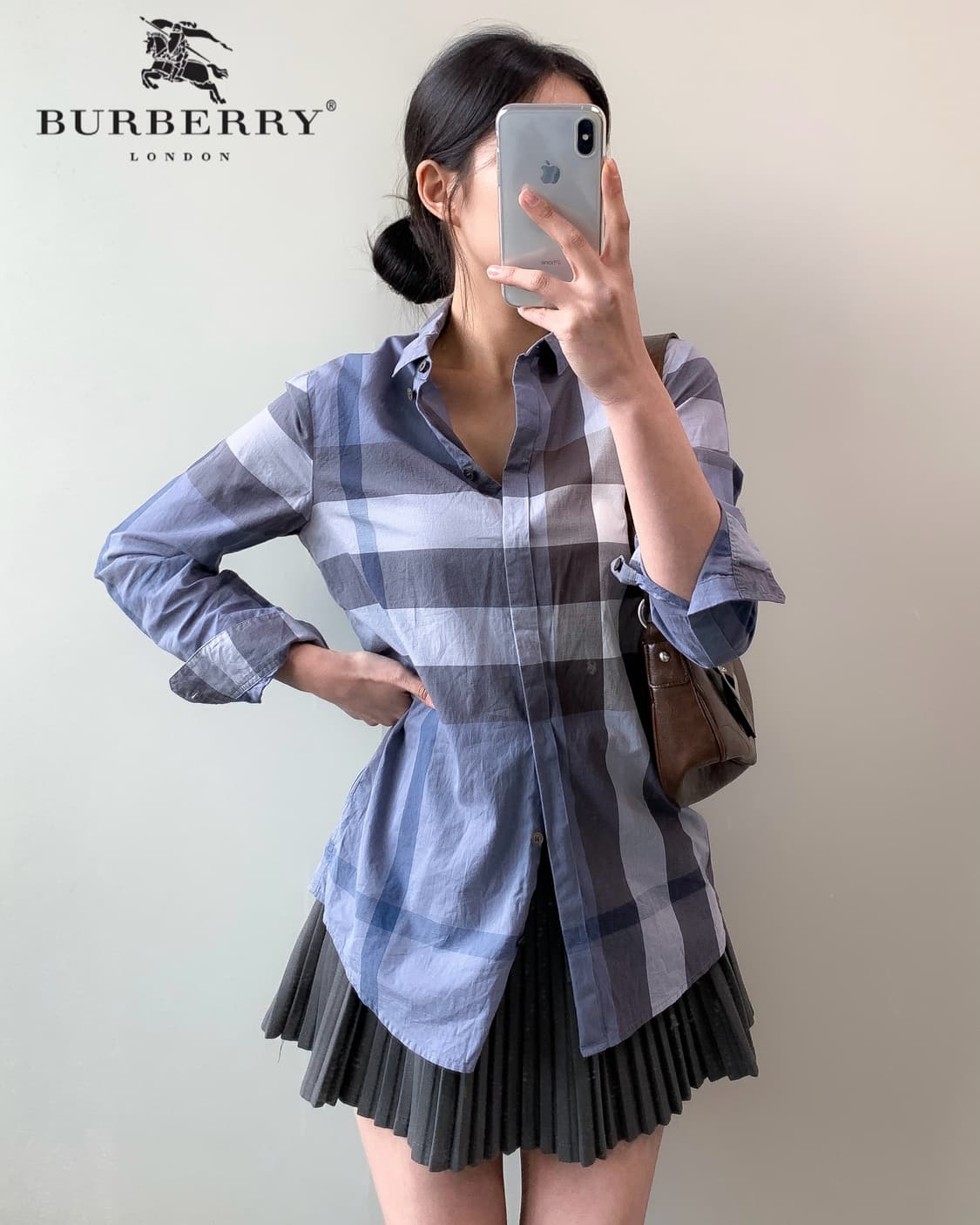 버버리 체크 셔츠  상품이미지2