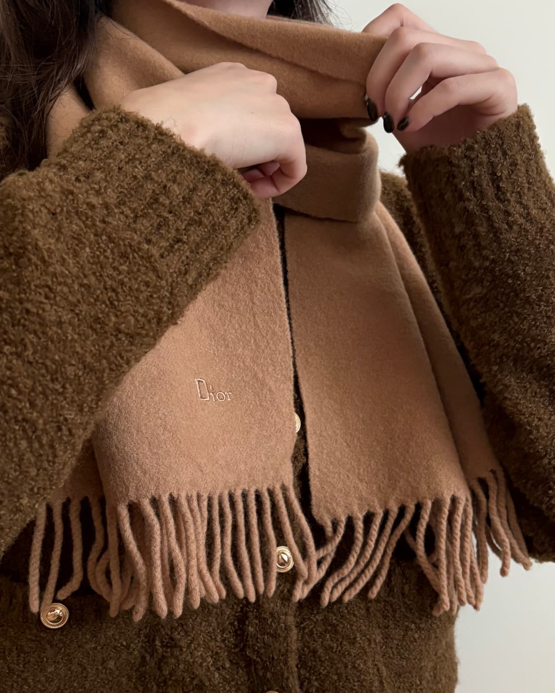 Christian Dior 디올 머플러 베이지 상품이미지7