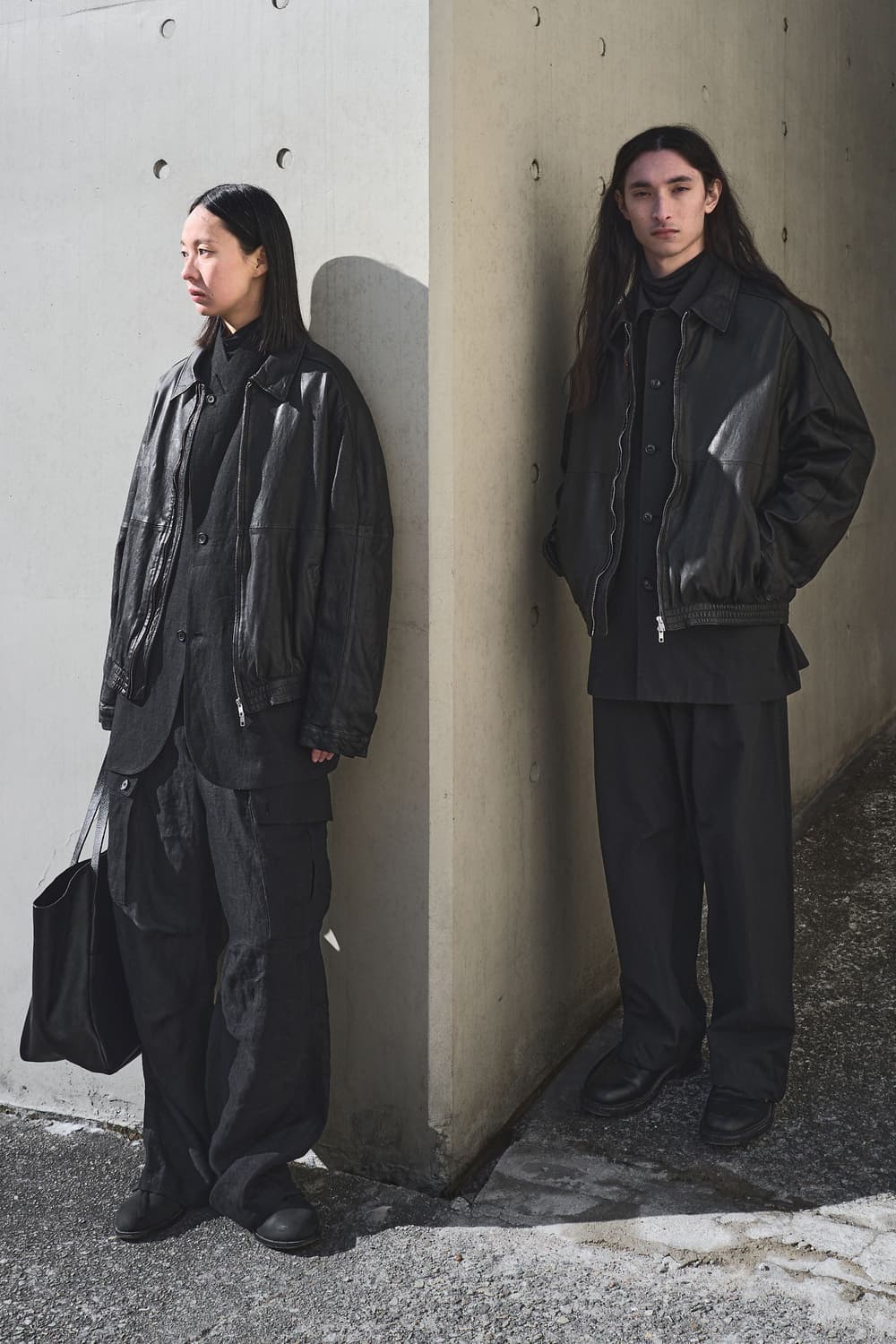 [L] 유스 워시드 레더 블루종 상품이미지2