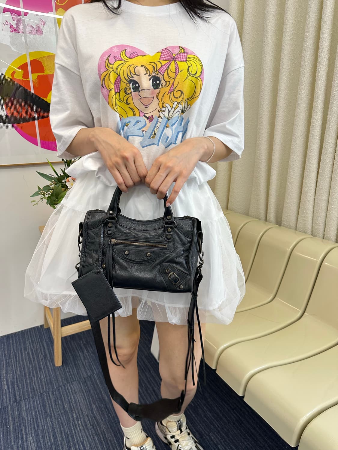 [A+ 정품] 발렌시아가 시티 모터백 미니 블랙 상품이미지7