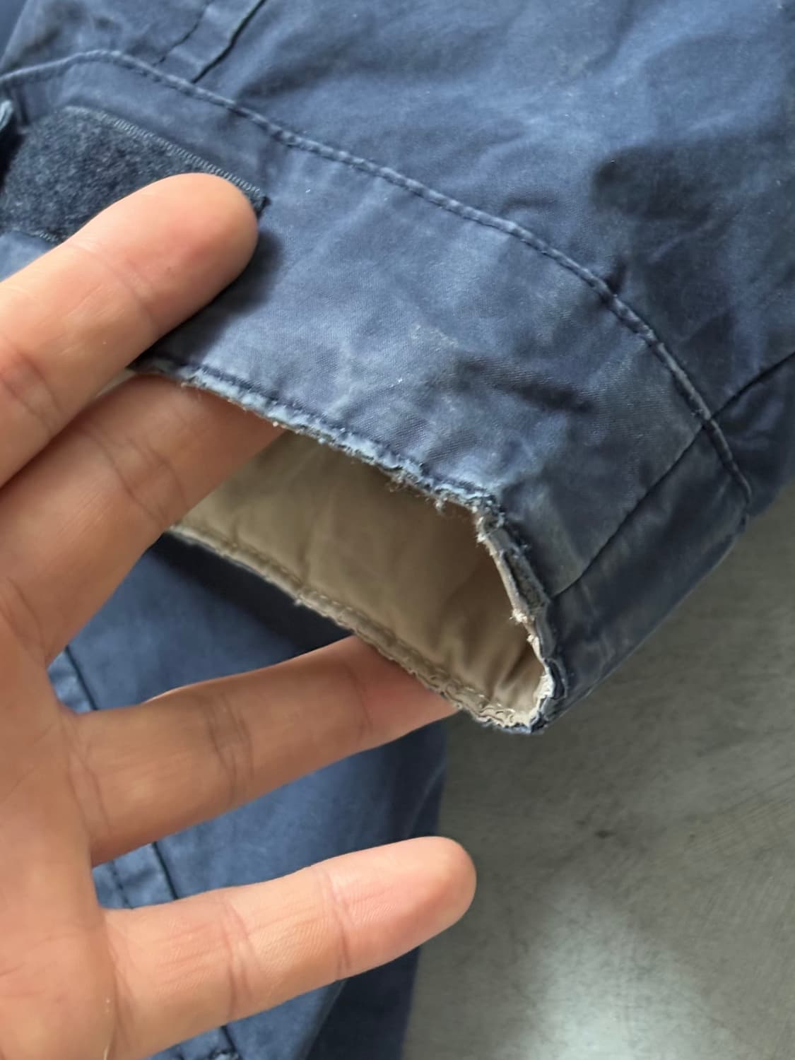 Polo 폴로 랄프로렌 리버시블 베이지/네이비 코튼 자켓  상품이미지6