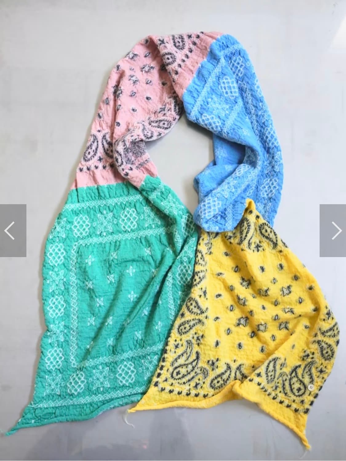 캐피탈 / 축융 울 반다나 머플러  상품이미지2