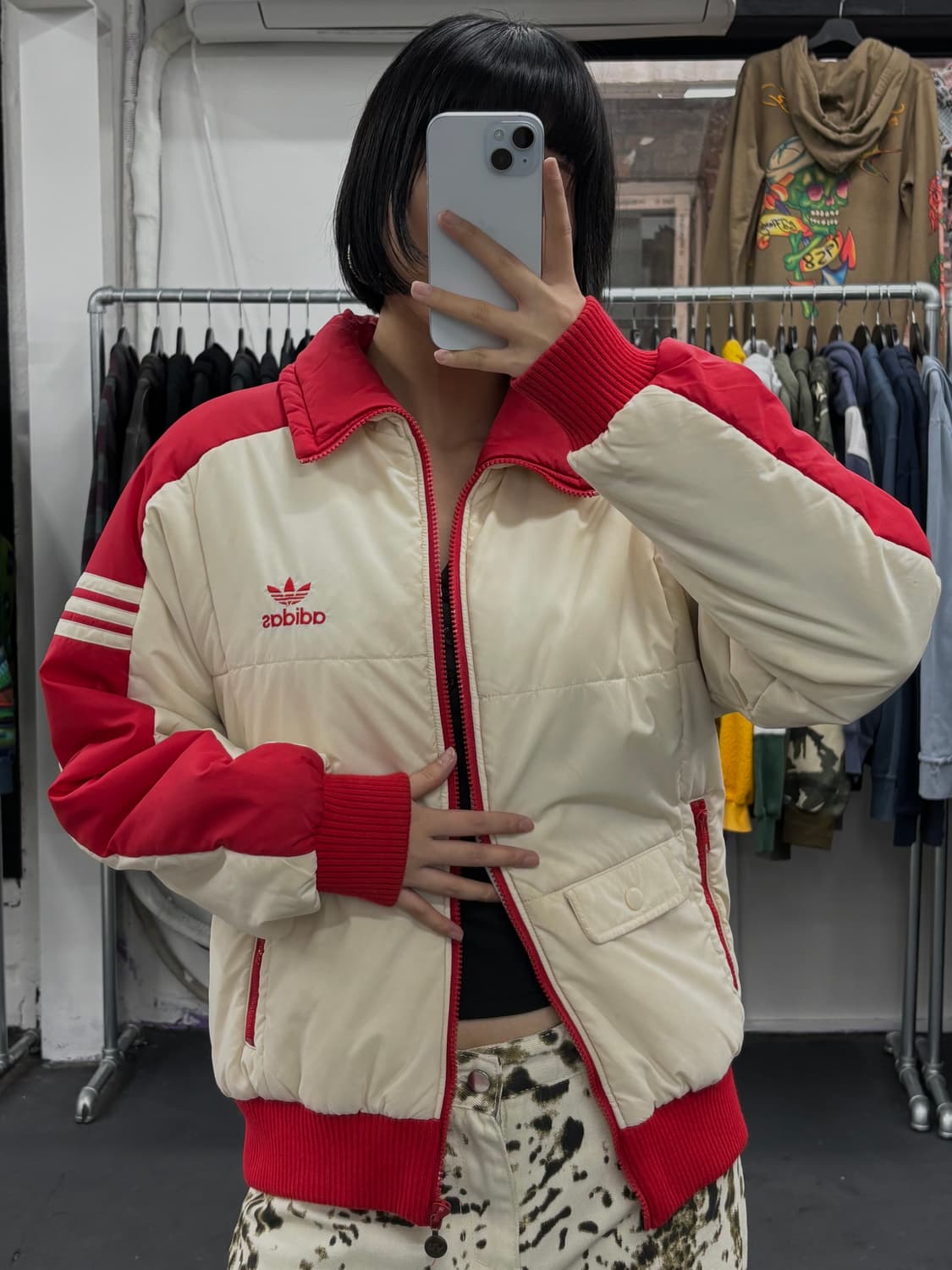 아디다스 80s 트레포일 푸퍼 자켓 상품이미지2