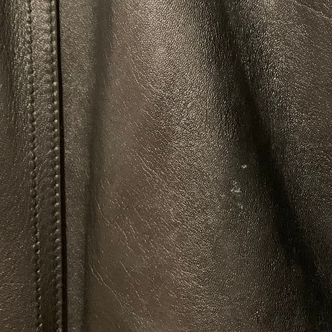 [빈티지] 블랙 가죽 레더 자켓 (퍼 탈부착) 상품이미지4